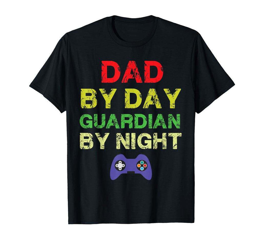 Mens Gamer Dad Dad Day Guardian Night T-Shirt - Graphic Print for Adults - T-Shirt, Sweatshirt, Hoodie