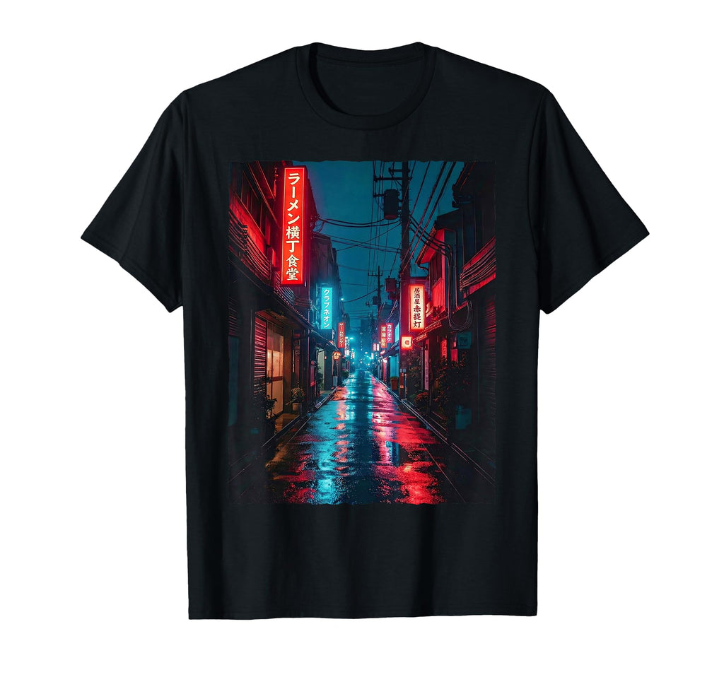 Tokyo Street Japanese Ramen Vaporwave T-Shirt - Graphic Print for Adults - T-Shirt, Sweatshirt, Hoodie