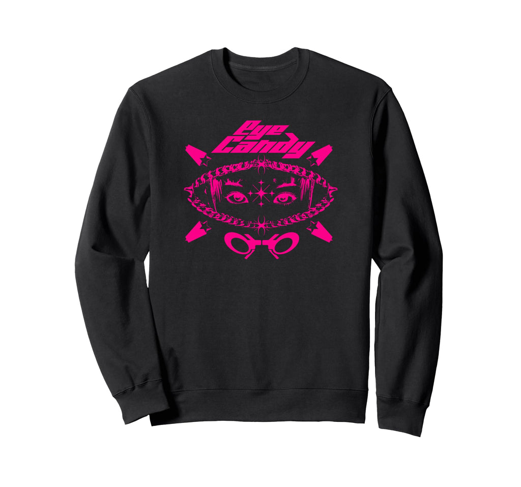 Y2K Eye Candy Bold Urban Sweatshirt - Fun Novelty Design for Adults - T-Shirt, Sweatshirt, Hoodie