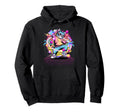 Cat Dancing 80S Vaporwave Synthwave Hoodie - Streetwear Style Men Women - T-Shirt, Sweatshirt, Hoodie