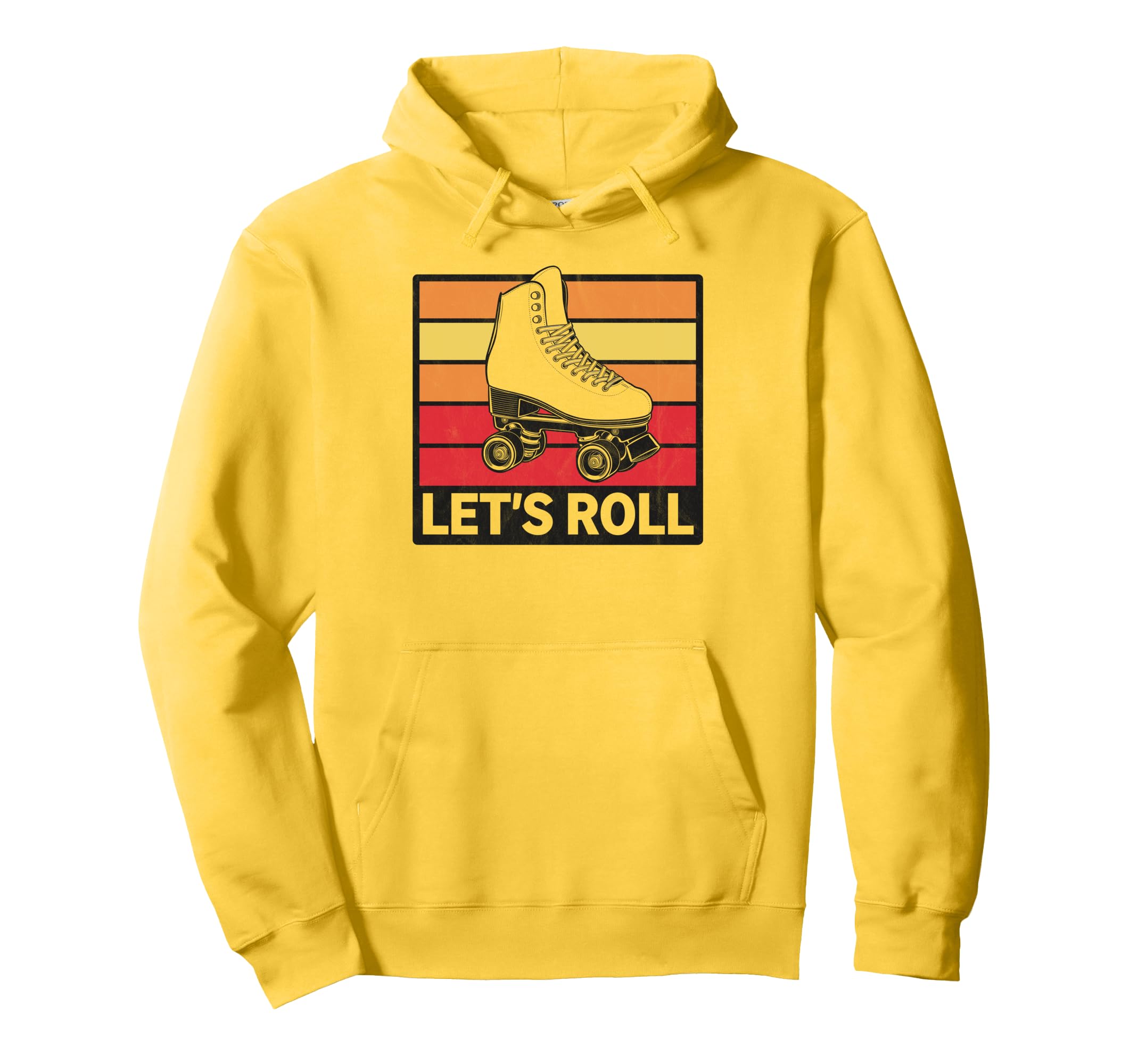 Let S Roll Roller Skating Skater Hoodie - Aesthetic Graphic Men Women - T-Shirt, Sweatshirt, Hoodie