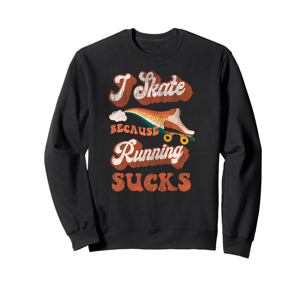 Roller Skating Skate 1970S Sweatshirt - Unique Graphic for Adults - T-Shirt, Sweatshirt, Hoodie
