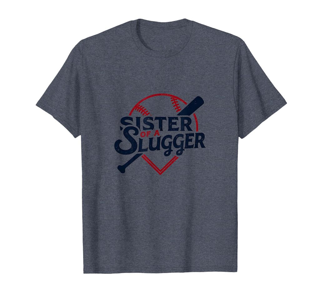 Baseball Sister Sister Slugger T-Shirt - Aesthetic Graphic Men Women - T-Shirt, Sweatshirt, Hoodie