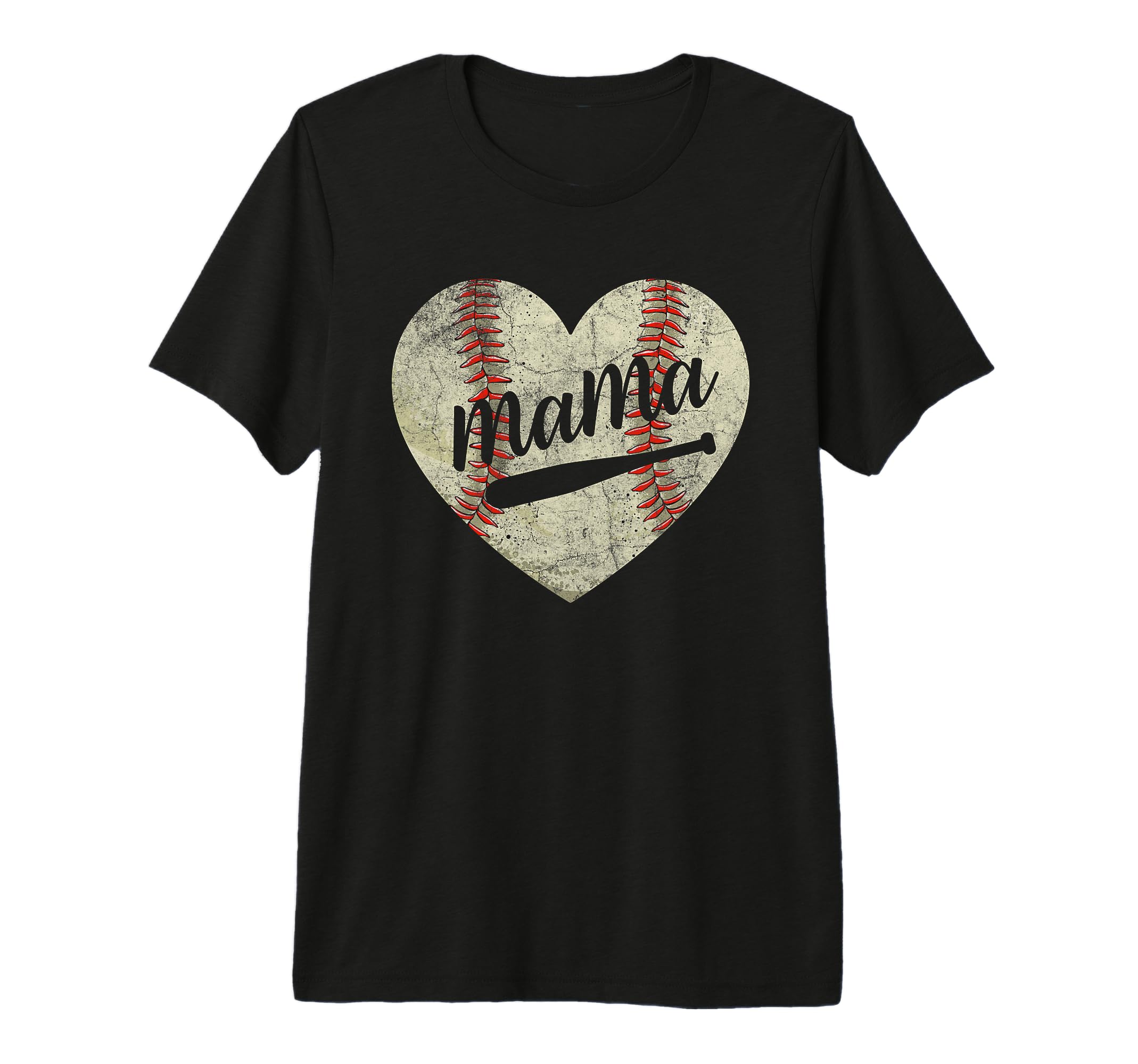 Baseball Mama Mom Happy Mothers T-Shirt - Casual Everyday Wear Men Women - T-Shirt, Sweatshirt, Hoodie