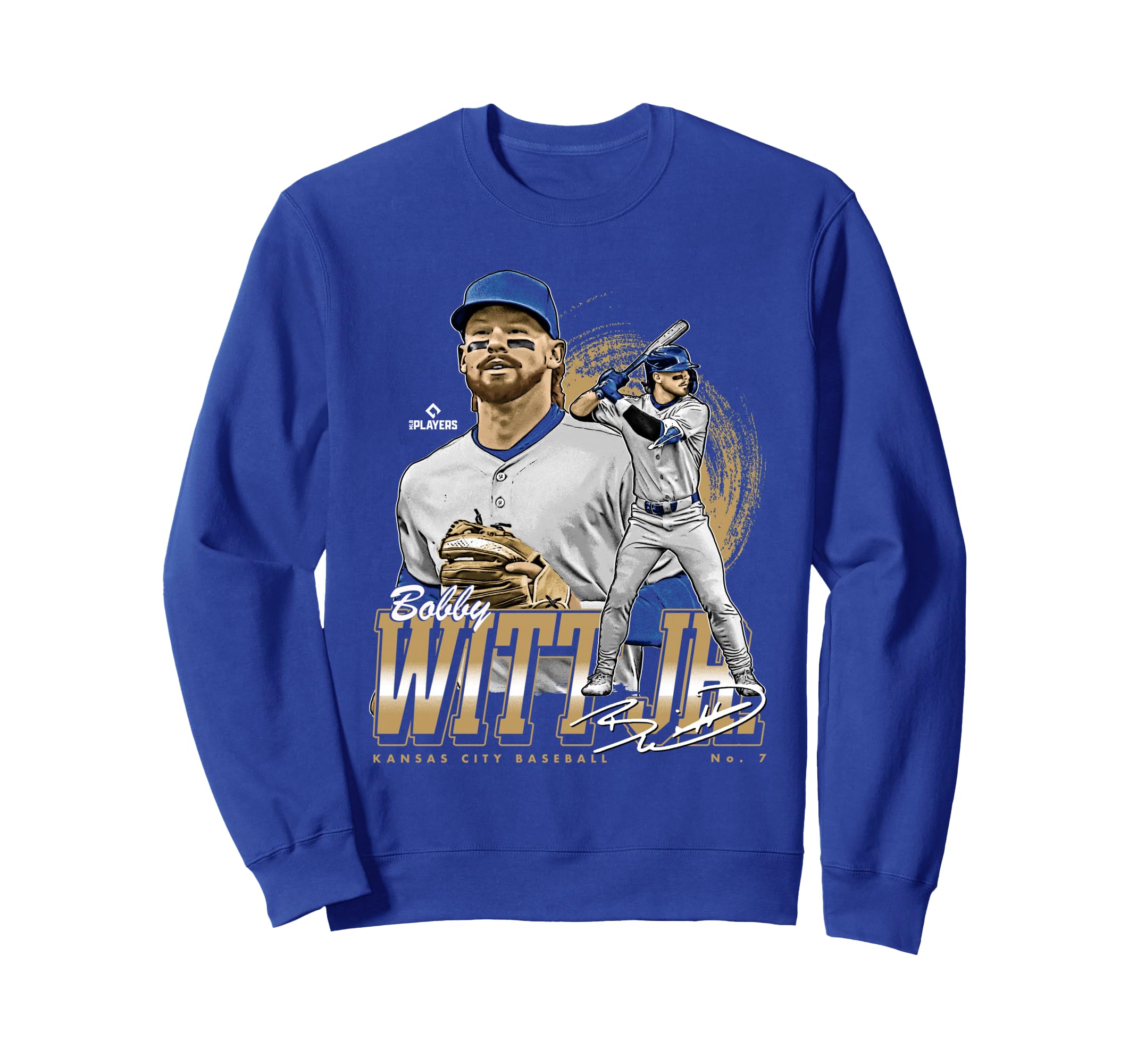 Bobby Witt Jr Kansas City Mlb Sweatshirt - Casual Everyday Wear Unisex - T-Shirt, Sweatshirt, Hoodie