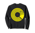Hip Hop Rap Vinyl Dj Old School Sweatshirt - Fun Novelty Design for Adults - T-Shirt, Sweatshirt, Hoodie