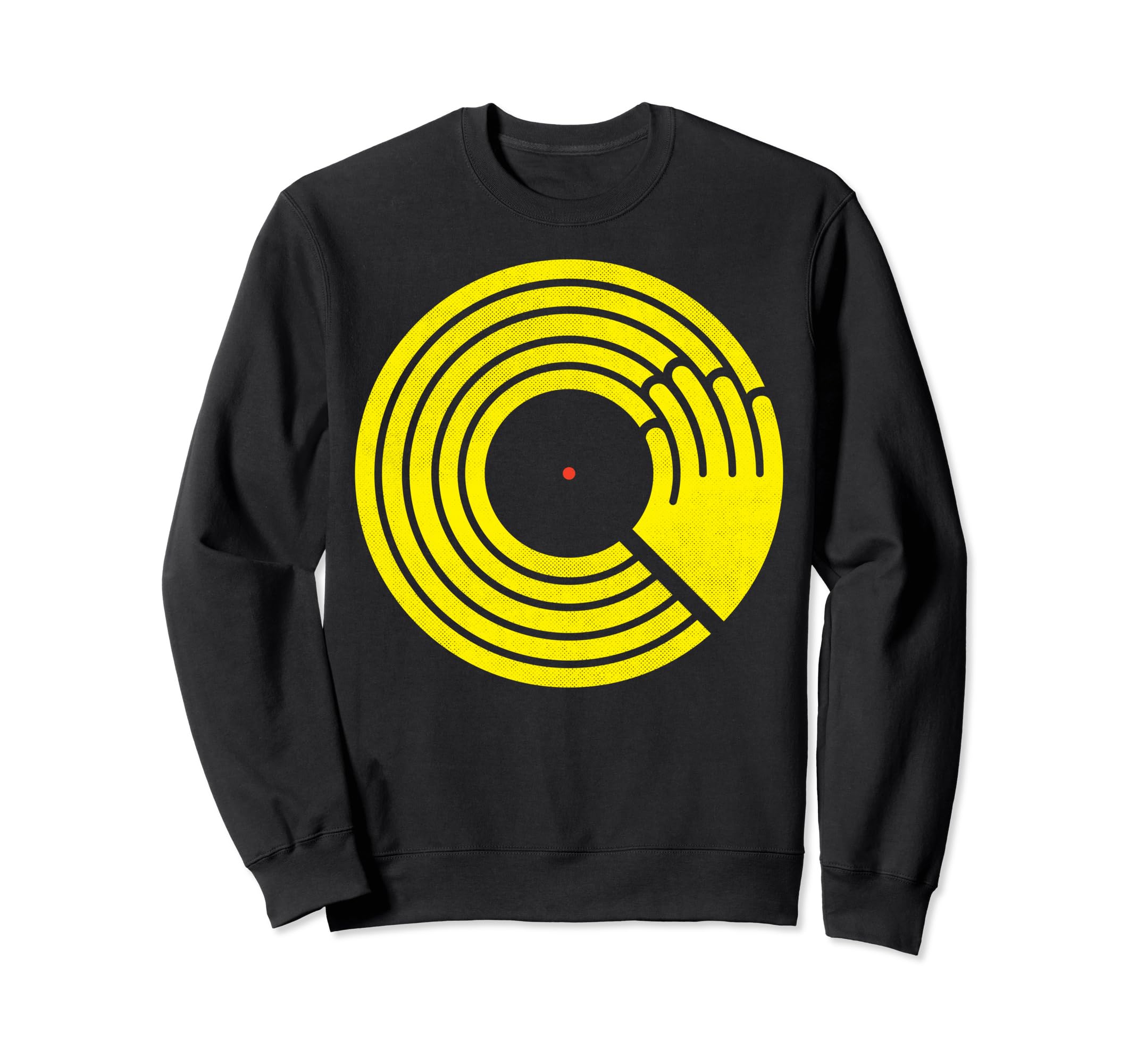 Hip Hop Rap Vinyl Dj Old School Sweatshirt - Fun Novelty Design for Adults - T-Shirt, Sweatshirt, Hoodie