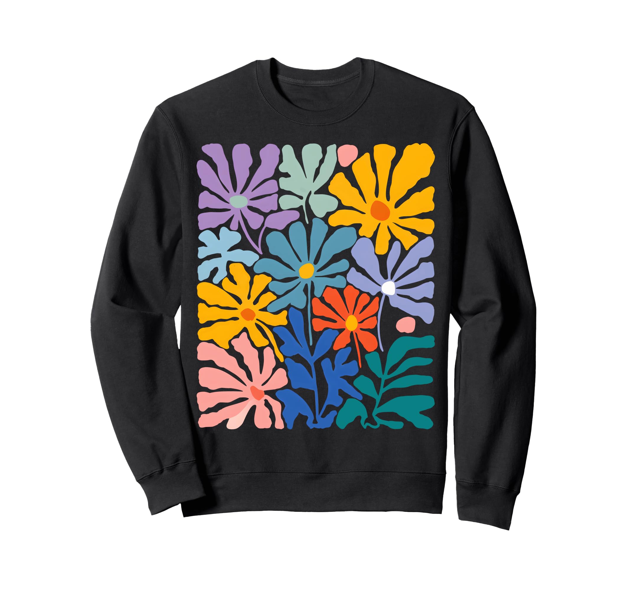 Boho Flower Floral Summer Sweatshirt - Streetwear Style for Adults - T-Shirt, Sweatshirt, Hoodie