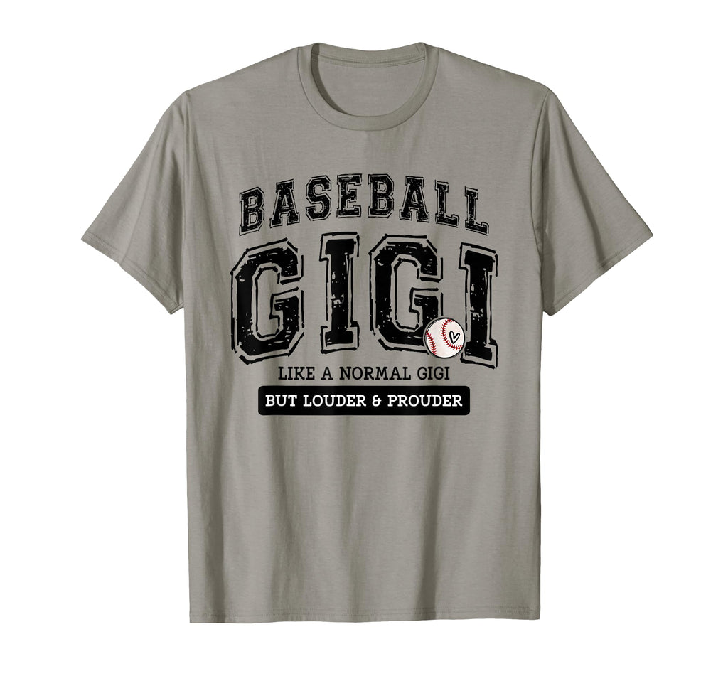 Baseball Gigi Varsity Like T-Shirt - Casual Everyday Wear for Adults - T-Shirt, Sweatshirt, Hoodie