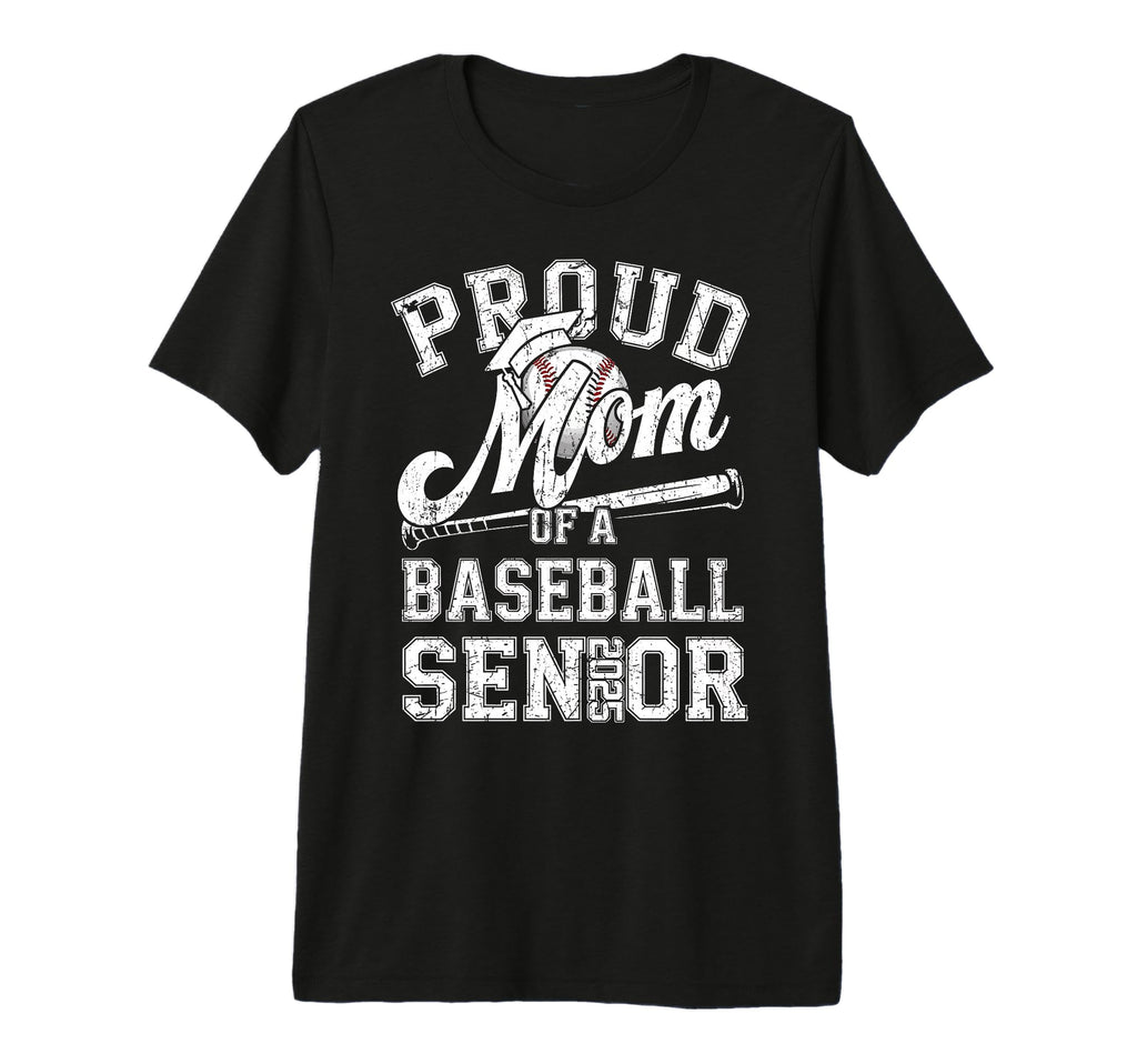 Proud Mom 2025 Senior Baseball T-Shirt - Custom Art Print for Adults - T-Shirt, Sweatshirt, Hoodie