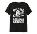 Proud Mom 2025 Senior Baseball T-Shirt - Custom Art Print for Adults - T-Shirt, Sweatshirt, Hoodie