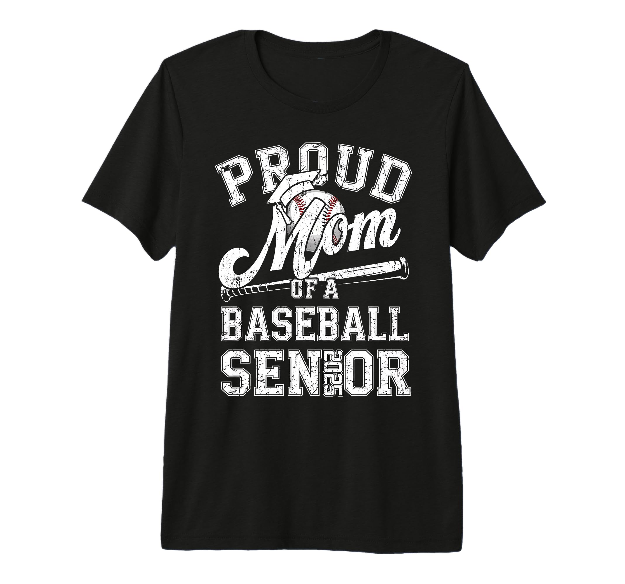 Proud Mom 2025 Senior Baseball T-Shirt - Custom Art Print for Adults - T-Shirt, Sweatshirt, Hoodie