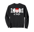 Mom Both Proud Baseball And Dance Sweatshirt - Custom Art Print Men Women - T-Shirt, Sweatshirt, Hoodie