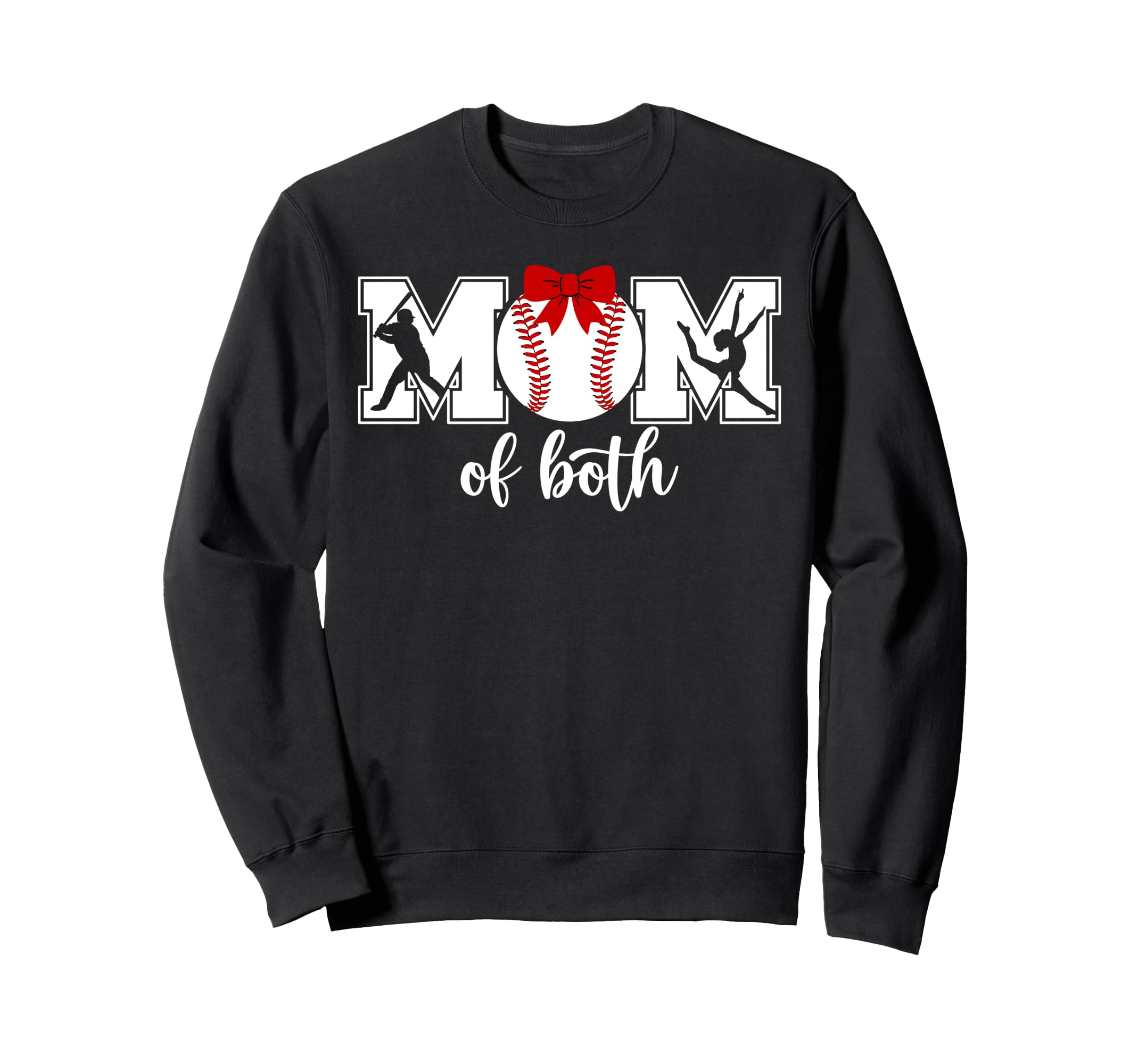 Mom Both Proud Baseball And Dance Sweatshirt - Custom Art Print Men Women - T-Shirt, Sweatshirt, Hoodie