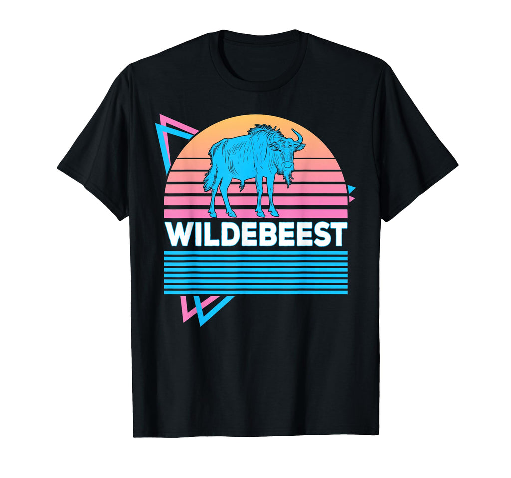 Wildebeest Vaporwave Aesthetic T-Shirt - Minimalist Print for Adults - T-Shirt, Sweatshirt, Hoodie