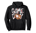 Game Day Baseball Softball Heart Love Hoodie - Custom Art Print Men Women - T-Shirt, Sweatshirt, Hoodie
