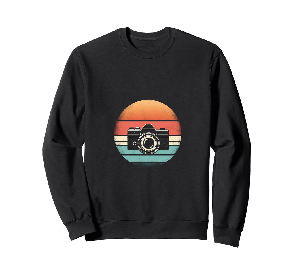 Camera Sunset T-Shirt - Aesthetic Graphic for Adults - T-Shirt, Sweatshirt, Hoodie