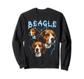 Beagle 90S Heavy Metal Dog Lover Sweatshirt - Minimalist Print for Adults - T-Shirt, Sweatshirt, Hoodie