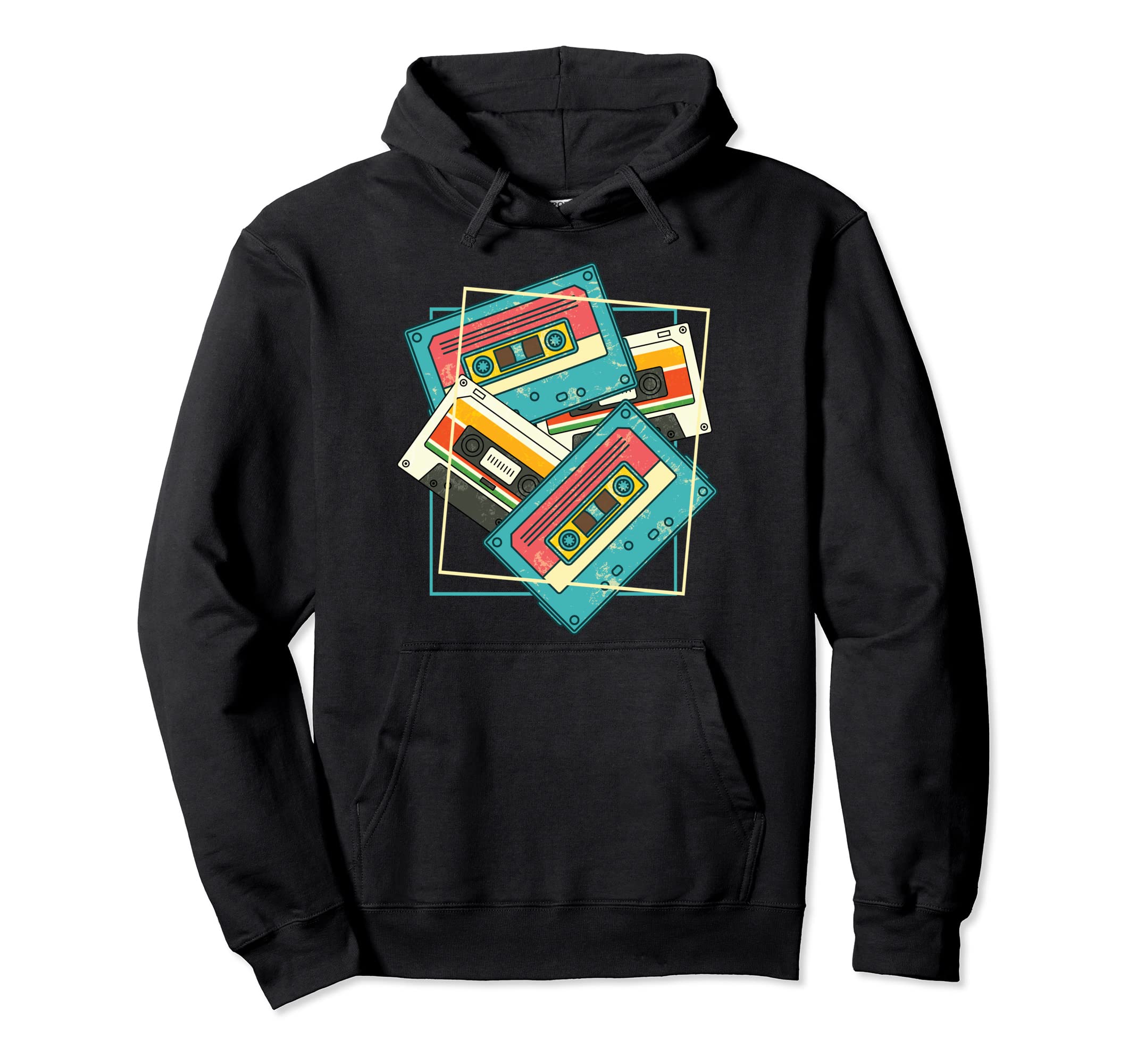 Tape Music Lover Eighties Mixtape 1980S Hoodie - Novelty Apparel Unisex - T-Shirt, Sweatshirt, Hoodie