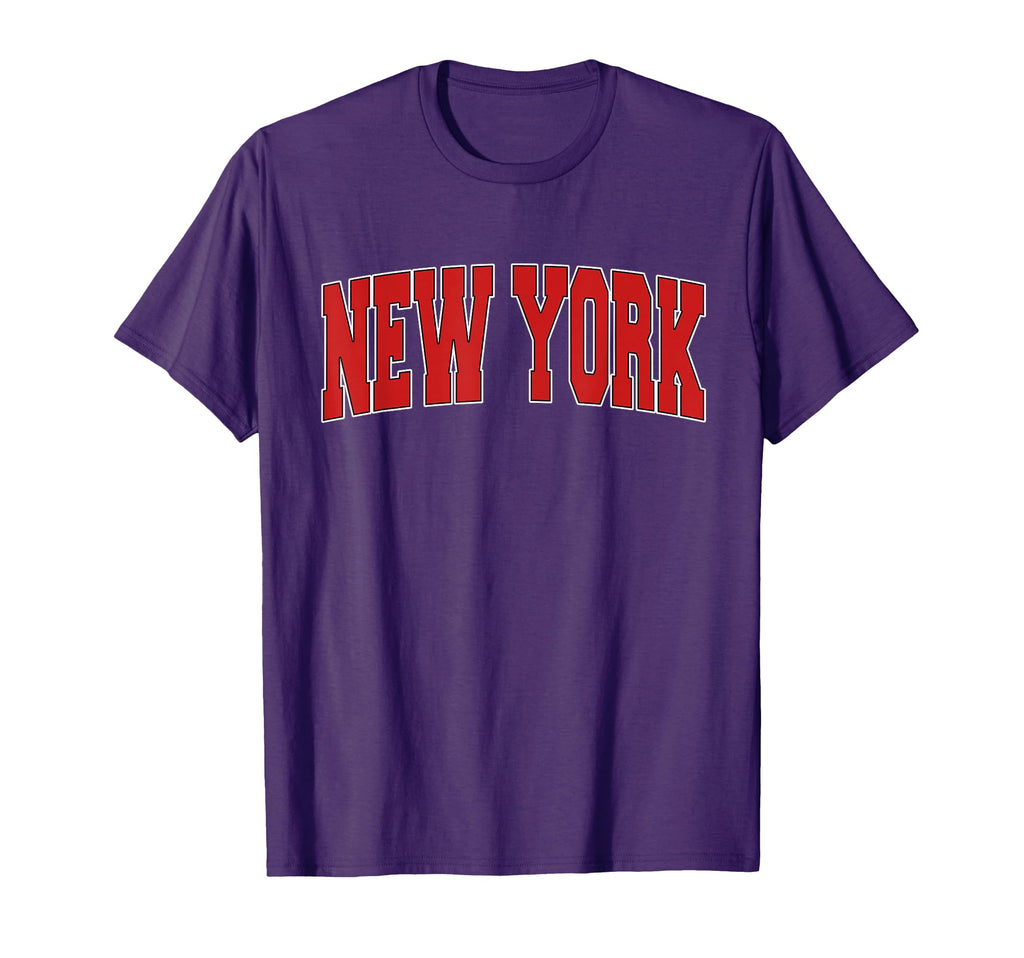 New York Usa State Ny Varsity Sports T-Shirt - Graphic Print Unisex - T-Shirt, Sweatshirt, Hoodie