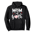Mom Both Heart Soccer Baseball Sports Hoodie - Unique Graphic Men Women - T-Shirt, Sweatshirt, Hoodie