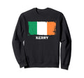 Kerry Ireland Flag Distressed Sweatshirt - Streetwear Style Unisex - T-Shirt, Sweatshirt, Hoodie