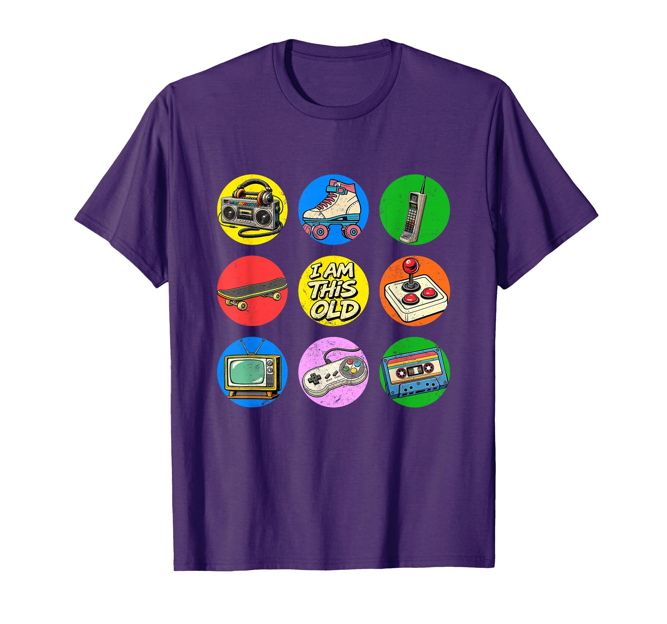 I Am This Old Nostalgia 80S 90S T-Shirt - Aesthetic Graphic Unisex - T-Shirt, Sweatshirt, Hoodie