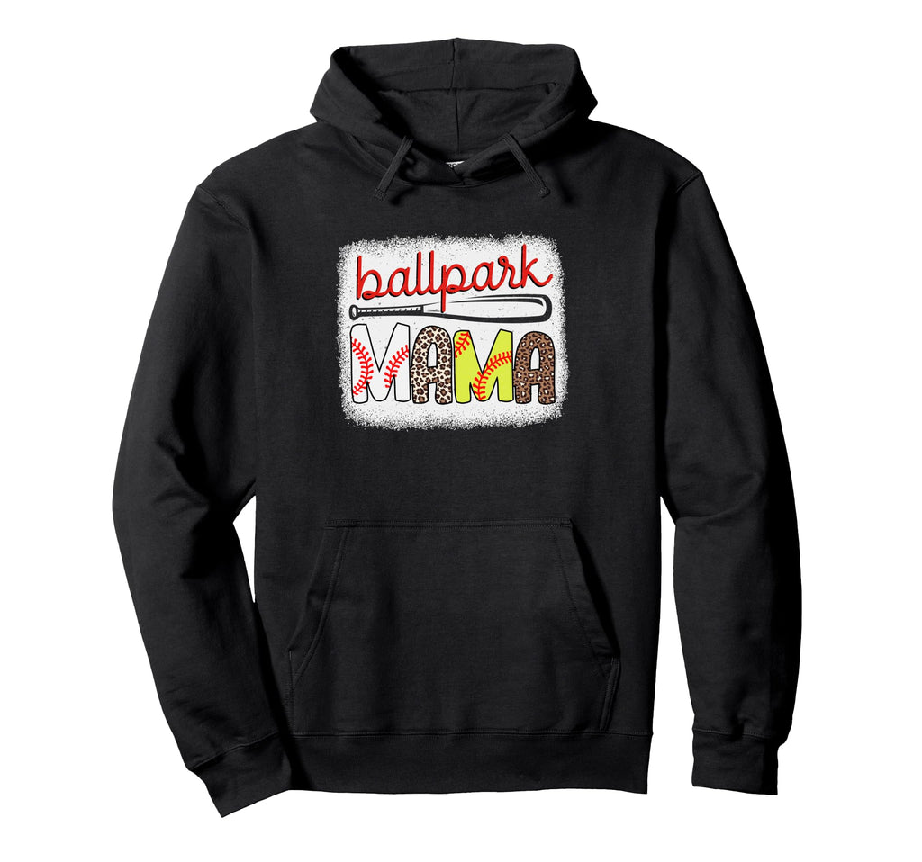 Ballpark Mama Gifts Mothers Day Hoodie - Unique Graphic for Adults - T-Shirt, Sweatshirt, Hoodie