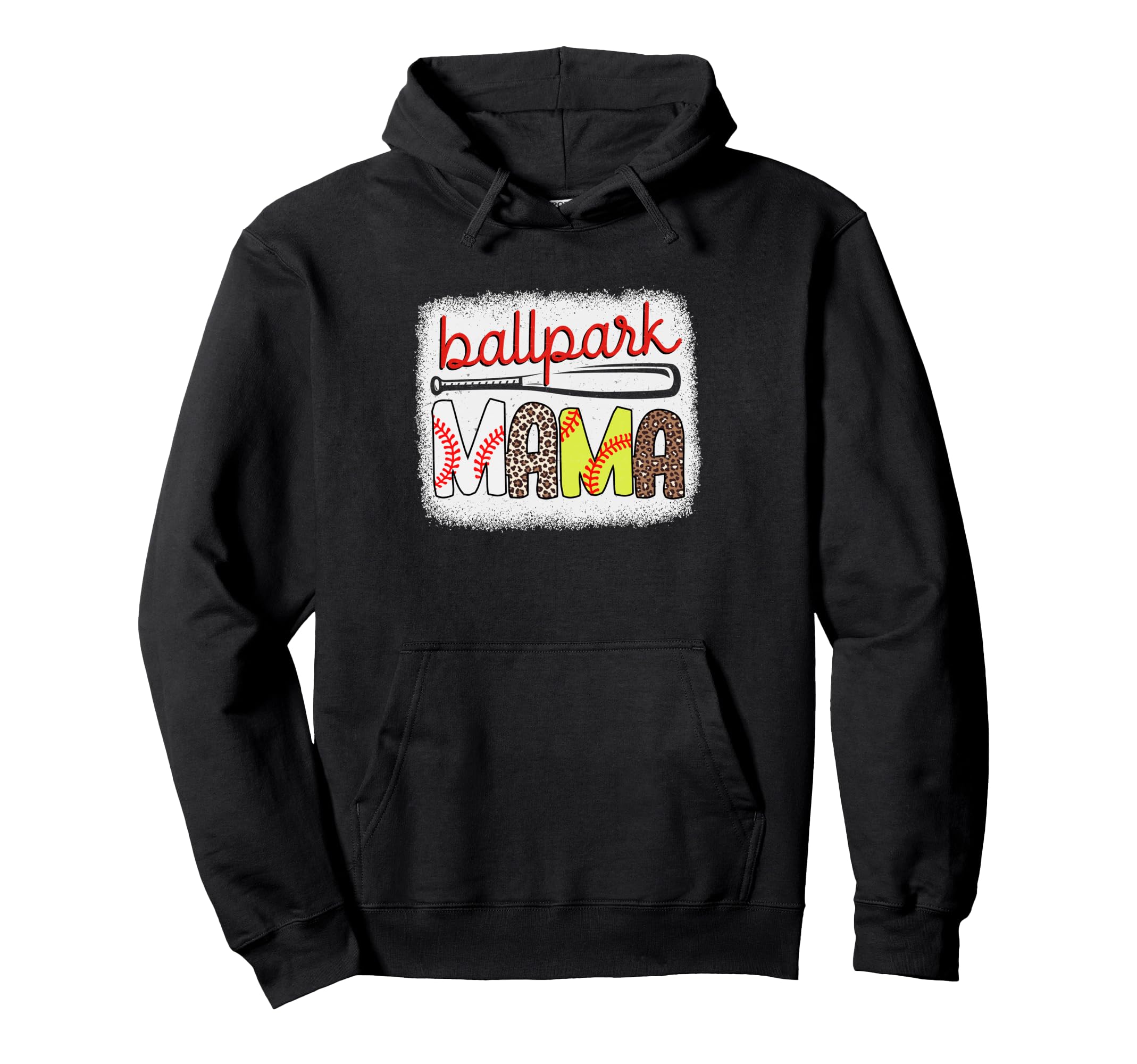 Ballpark Mama Gifts Mothers Day Hoodie - Unique Graphic for Adults - T-Shirt, Sweatshirt, Hoodie