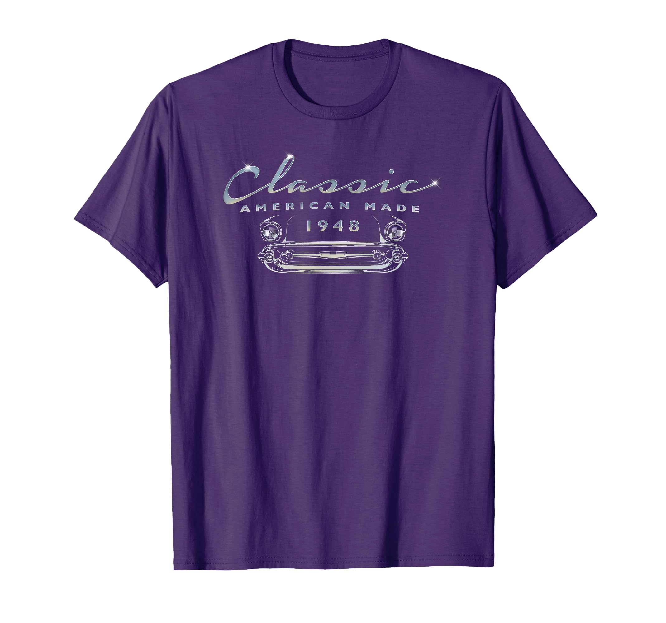 Car 1948 Antique 77Th Birthday T-Shirt - Casual Everyday Wear for Adults - T-Shirt, Sweatshirt, Hoodie