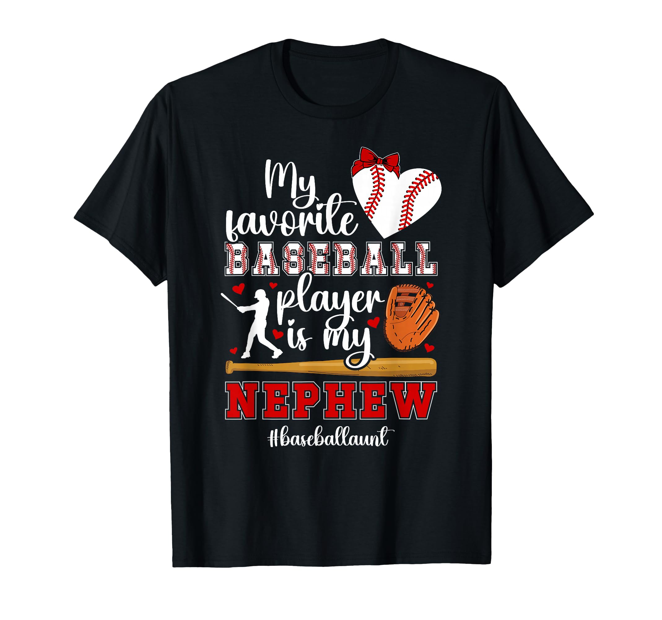Baseball Aunt Proud Baseball Player T-Shirt - Minimalist Print Men Women - T-Shirt, Sweatshirt, Hoodie