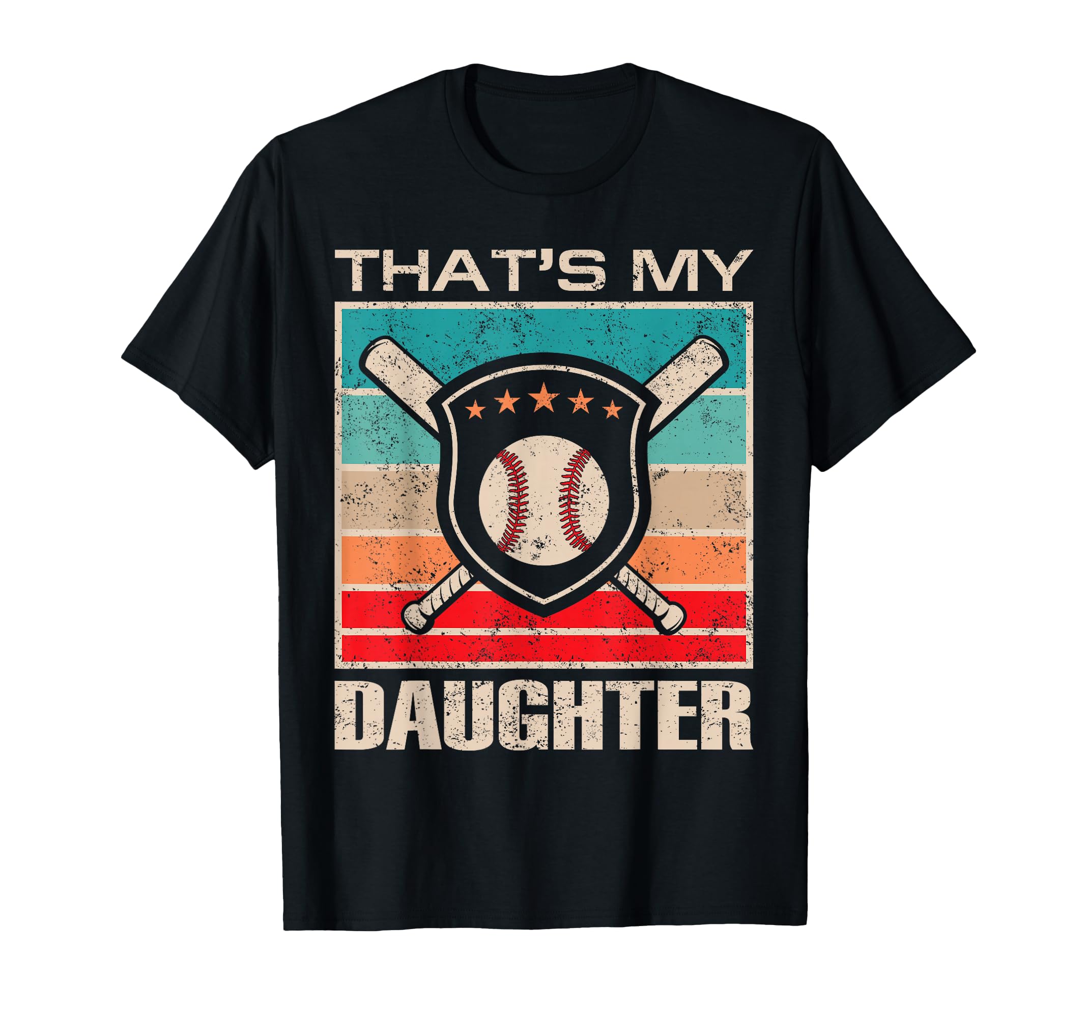 Thats My Daughter Fun Baseball T-Shirt - Minimalist Print Men Women - T-Shirt, Sweatshirt, Hoodie