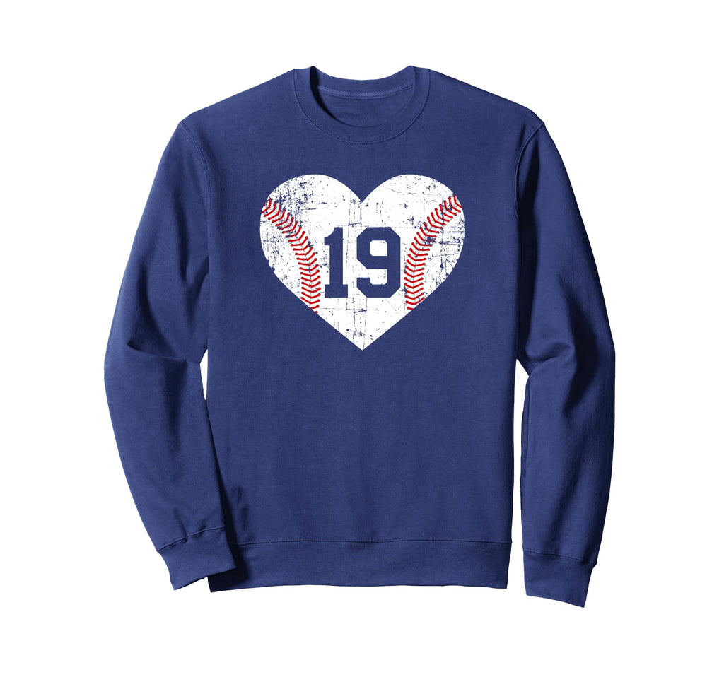 Baseball 19 Jersey Number Sweatshirt - Trendy Graphic Unisex - T-Shirt, Sweatshirt, Hoodie