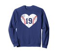 Baseball 19 Jersey Number Sweatshirt - Trendy Graphic Unisex - T-Shirt, Sweatshirt, Hoodie