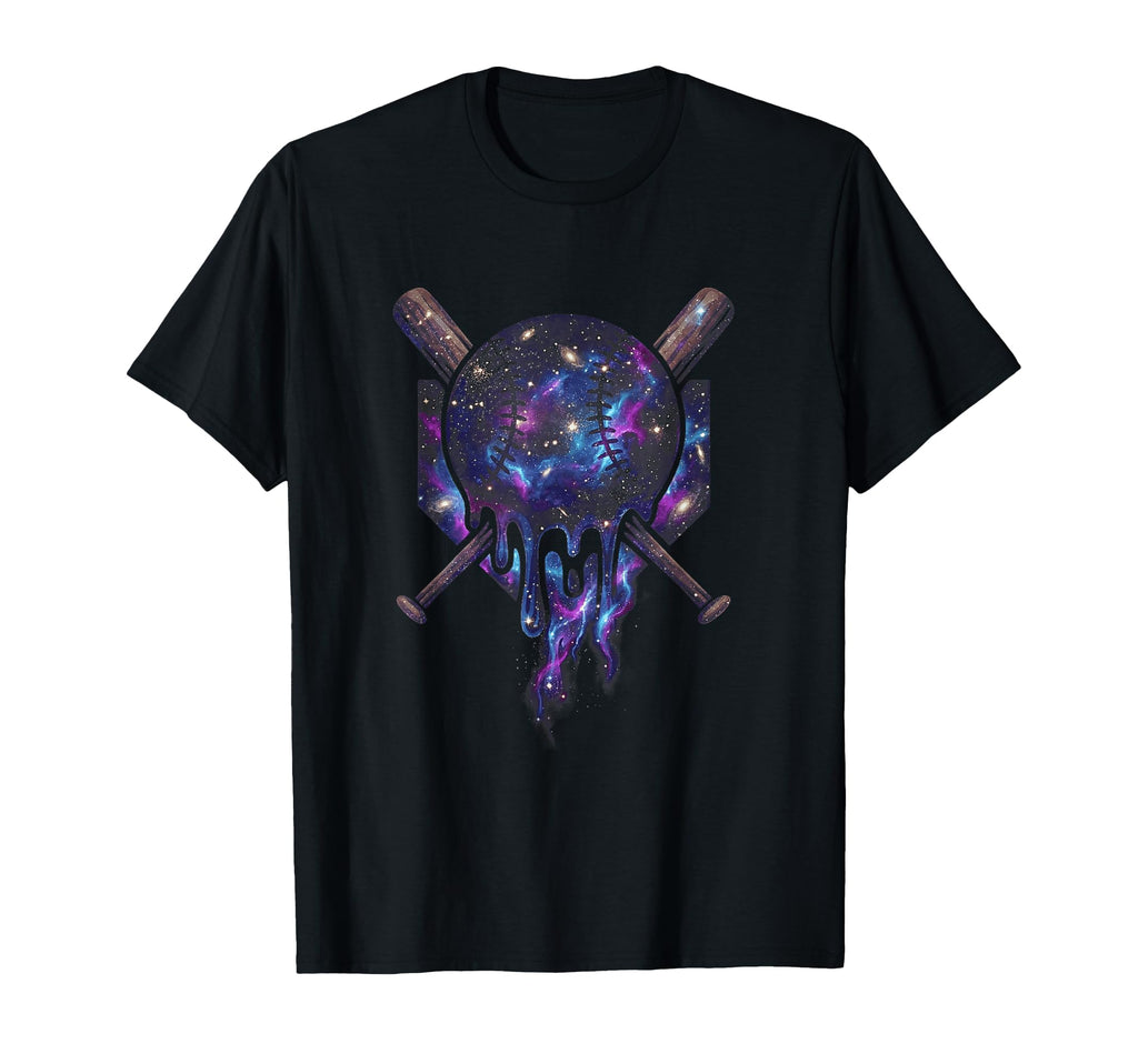 Baseball Drip Ice Cream Dripping Baseball T-Shirt - Trendy Graphic Unisex - T-Shirt, Sweatshirt, Hoodie