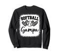 Personalized Baseball Heart Gampa Sweatshirt - Streetwear Style Unisex - T-Shirt, Sweatshirt, Hoodie