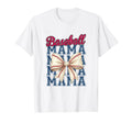 Baseball Mama Coquette Bow Mom Baseball T-Shirt - Novelty Apparel Unisex - T-Shirt, Sweatshirt, Hoodie