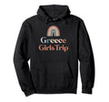 Greece Trip Boho Rainbow Group Matching Hoodie - Graphic Print Unisex - T-Shirt, Sweatshirt, Hoodie