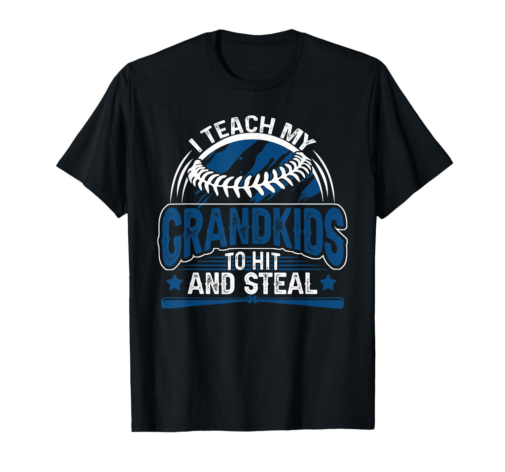 Baseball Grandma I Teach My T-Shirt - Casual Everyday Wear Men Women - T-Shirt, Sweatshirt, Hoodie