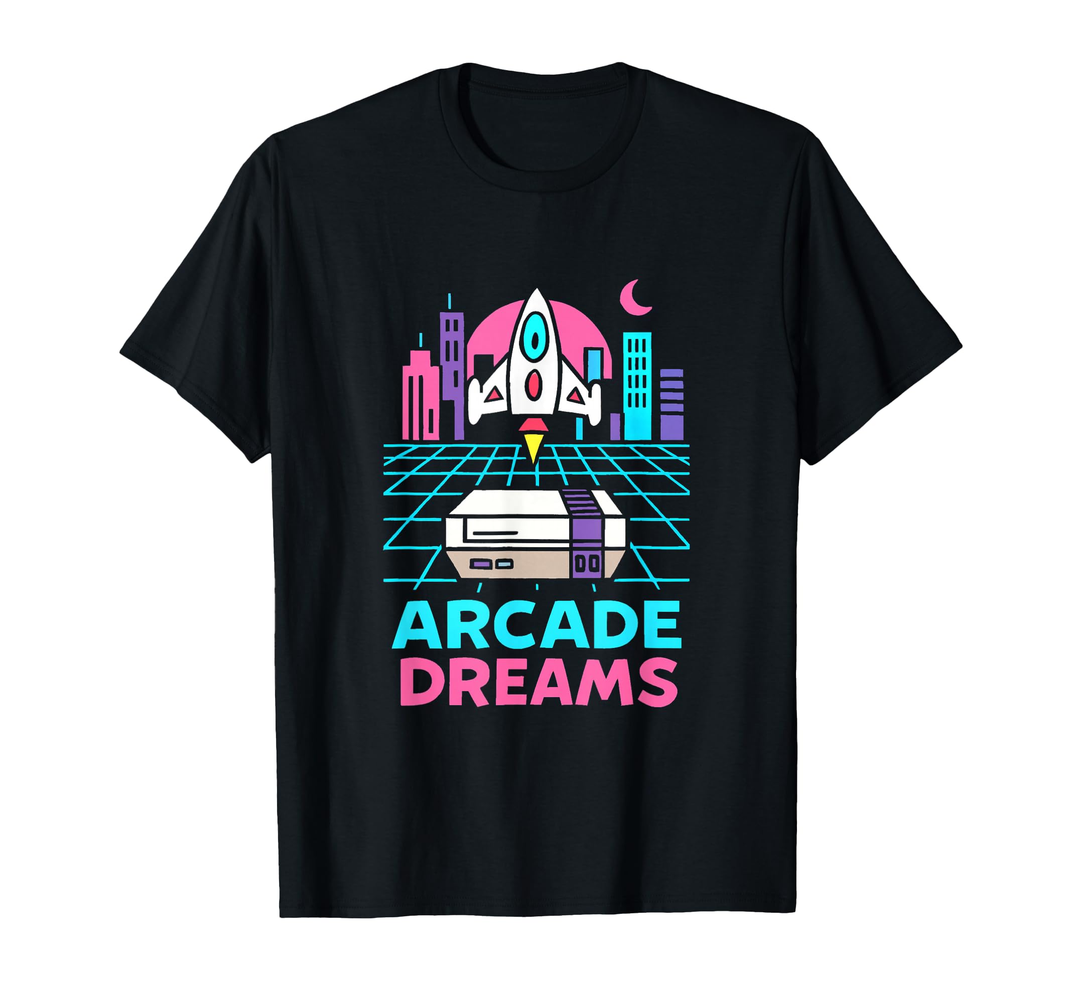 Arcade Dreams Gaming Video Game Fans T-Shirt - Unique Graphic for Adults - T-Shirt, Sweatshirt, Hoodie