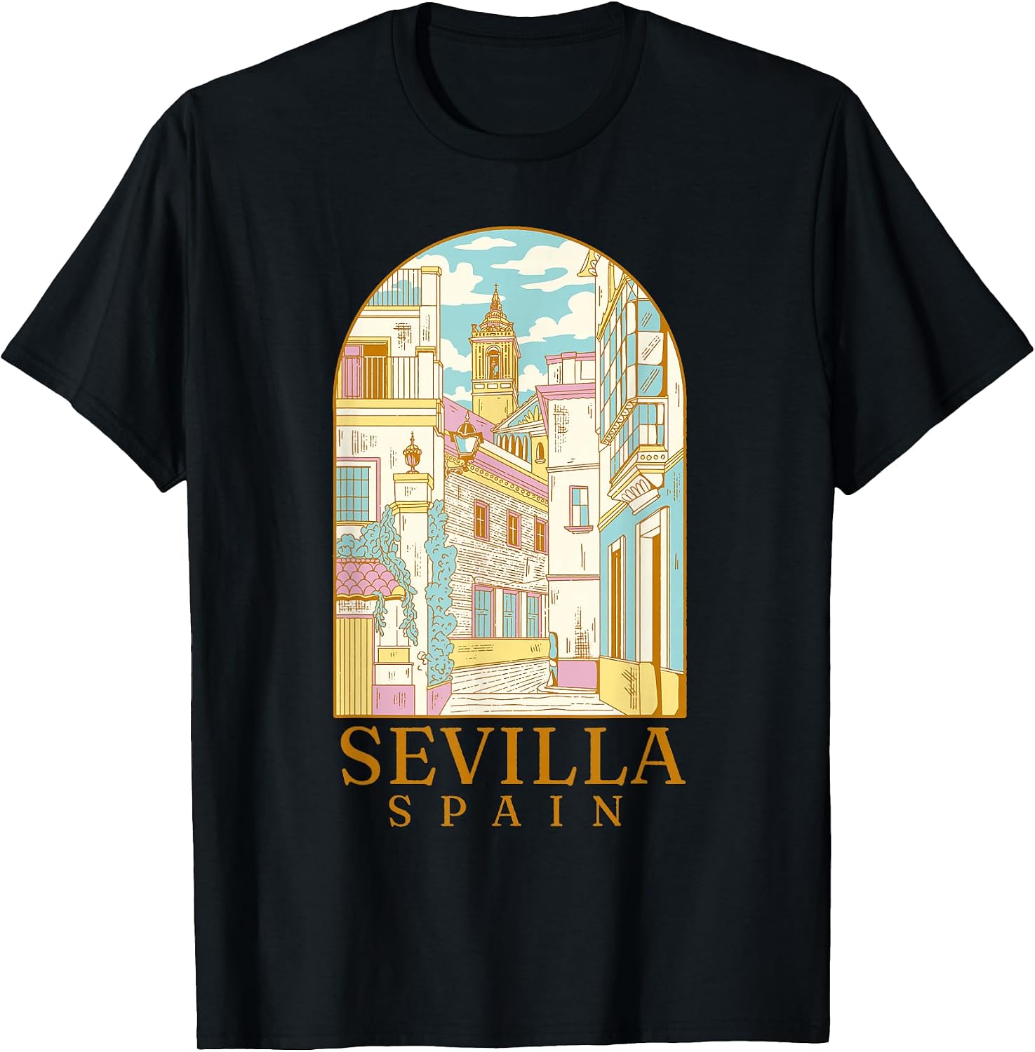 We Love Sevilla Spain - Adult & Kids T-Shirts, Sweatshirts & Hoodies apparel design preview 1