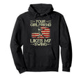 Your Girlfriend Likes My Swing Funny Hoodie - Graphic Print for Adults - T-Shirt, Sweatshirt, Hoodie