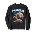 Pangolin 90S Heavy Metal Pangolin Sweatshirt - Streetwear Style Unisex - T-Shirt, Sweatshirt, Hoodie