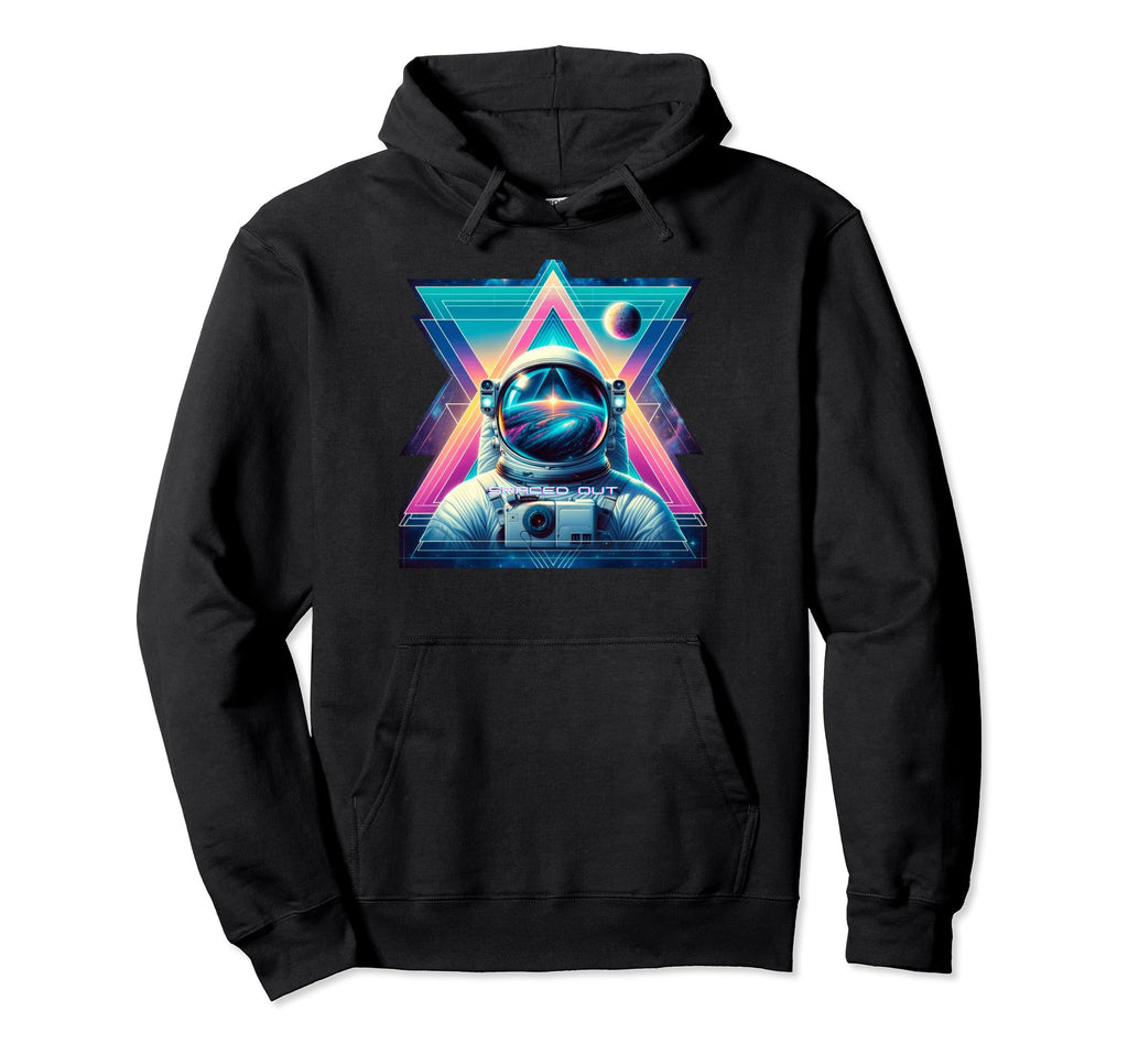 Astronaut Spaced Out Vaporwave Eclipse Hoodie - Novelty Apparel Men Women - T-Shirt, Sweatshirt, Hoodie