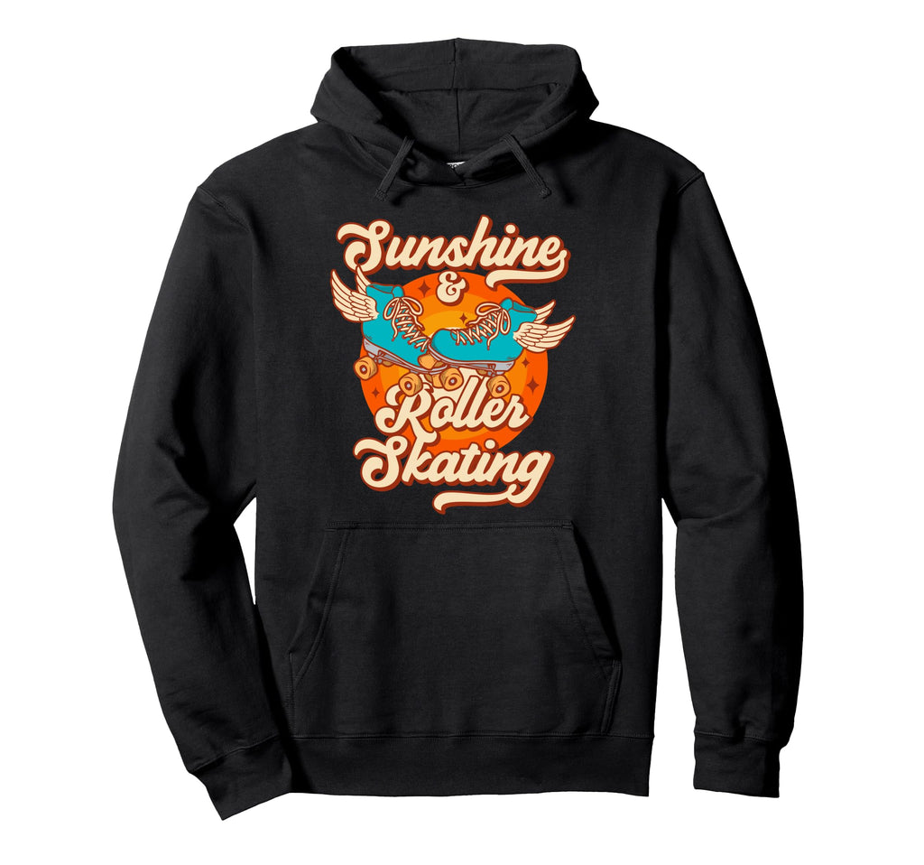 Roller Skating Skate 1970S Sunshine Hoodie - Minimalist Print Men Women - T-Shirt, Sweatshirt, Hoodie