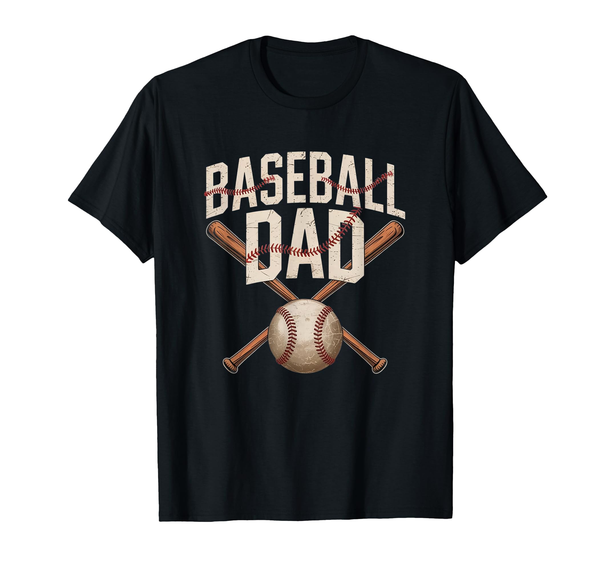 Baseball Dad Funny Sport Father Outfit T-Shirt - Unique Graphic Men Women - T-Shirt, Sweatshirt, Hoodie