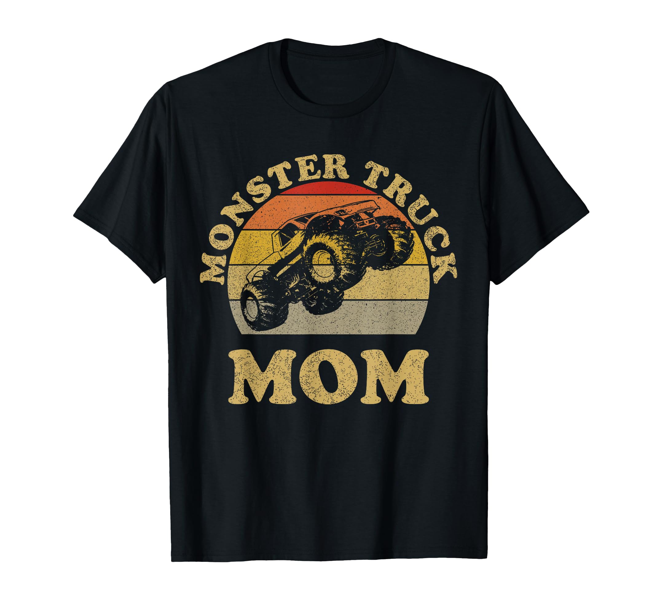 Monster Truck Mom Sunset Family Monster T-Shirt - Graphic Print for Adults - T-Shirt, Sweatshirt, Hoodie