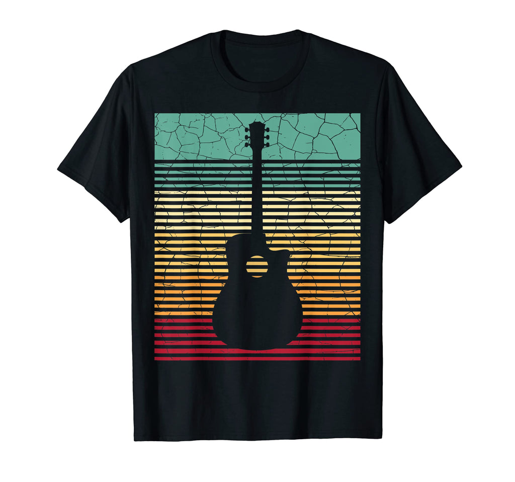 Guitar Distressed Acoustic Guitar T-Shirt - Trendy Graphic Men Women - T-Shirt, Sweatshirt, Hoodie