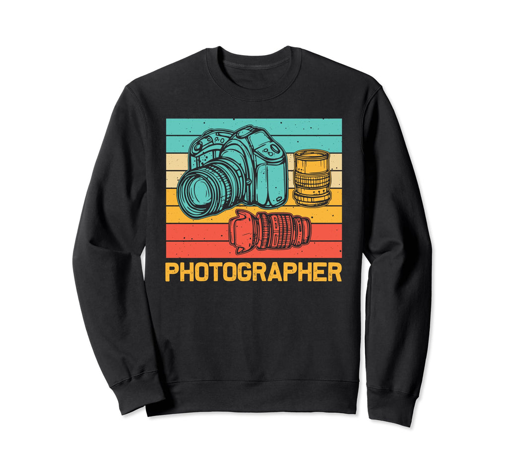 Photographer Photography Lover Sweatshirt - Minimalist Print for Adults - T-Shirt, Sweatshirt, Hoodie