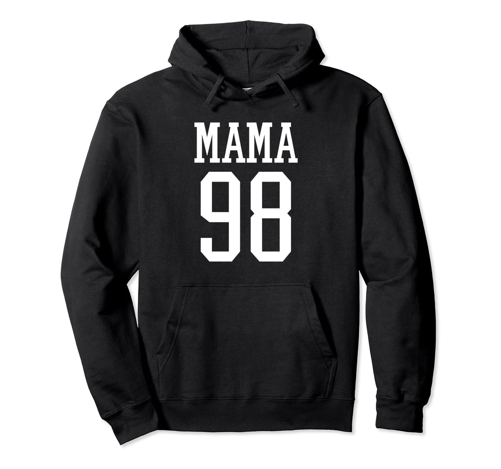 Number 98 Mama Biggest Fan Spirit Wear Hoodie - Trendy Graphic Men Women - T-Shirt, Sweatshirt, Hoodie